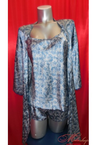 Халат из шелкового полотна Deфи*ле 1719F3505